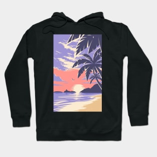 Sunset at the beach Hoodie